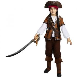 Déguisement pirate garçon - Collection Caraïbe garçon- Funidelia- 117065- Corsair Boucanier - Multicolore- Carnaval et Noel