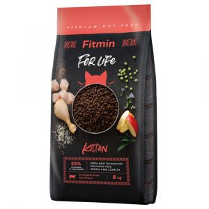 FITMIN FOR LIFE CAT KITTEN Croquettes pour chatons au poulet 8 kg