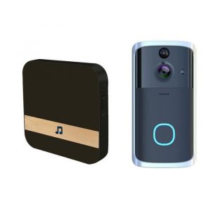 Bluetech Pack sonnette vid&eacute;o & carillon MP320 vision de nuit compatible WIFI D&eacute;tecteur de mouvement par infrarouge, notification