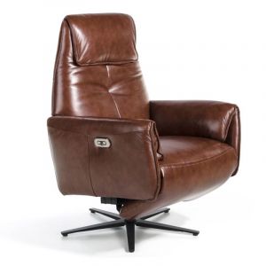 Image de Prix Fauteuil de Relaxation Rotatif Faqe 108cm Marron