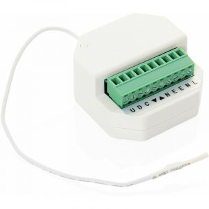Avosdim R&eacute;cepteur radio encastrable pour moteur volet filaire toute marque - Blanc