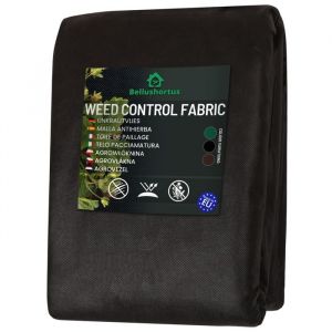 Geotextile/agrotextile noire 1,6m x 150g x 10m