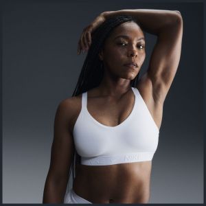Nike Brassiere indy medium support blanc femme