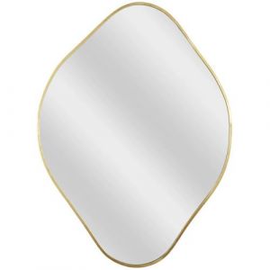 The Home Deco Factory - Miroir contour dor&eacute; Losange Come