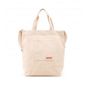 Levi's Sac cabas Tote Icon toile de coton Beige - Couleur Beige - Taille Taille unique