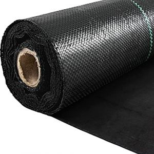 Mophorn - vevor Toile de Paillage 1,2x30,5 m Toile Anti-Mauvaises Herbes 36,6 ? Geotextile Bache Jardin pp Haute Permeabilite Densite 5,8 oz Textile