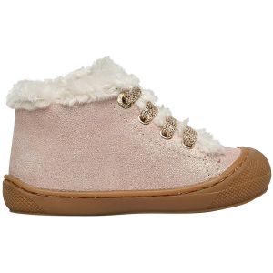 Naturino Chaussures Premiers Pas en Daim et Laine, Rose 18