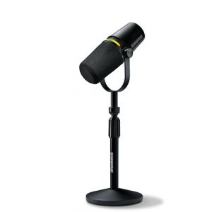 Shure MV7+ Noir avec pied de table