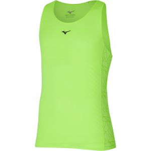 Mizuno Aero Débardeur Homme, vert S T-Shirts Running