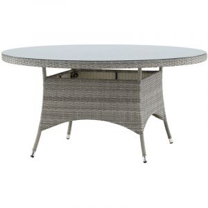 Table de Jardin Ronde Volta 150cm Gris