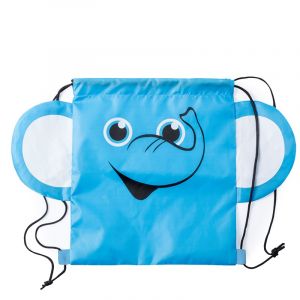 Dam Sac &agrave; dos &agrave; cordes llorel pliable pour enfant, en doux polyester 210t.