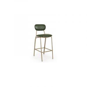 M&S Bizzotto Tabouret de bar Tabouret de bar Addy PU vert
