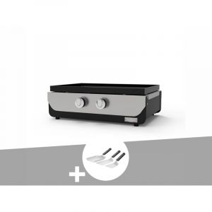 Le Marquier Plancha ORIGINAL Gaz 260 Duo + Kit 3 spatules