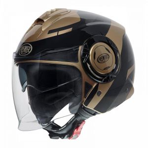Premier Helmets Casque Jet Cool Evo Opt 19 XS Brown / Black