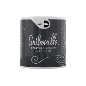 Peinture pour écrire à la craie MAISON DECO Gribouille Gris Hippo 0,5L