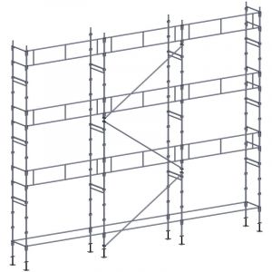 Image de Echafaudage façadier 80 m² garde-corps