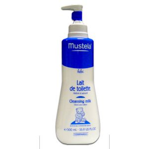 Mustela Lait de toilette visage et siège - 500 ml