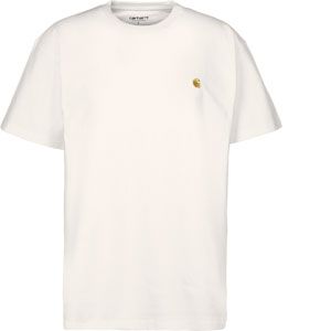 Image de Carhartt S/S Chase T-Shirt Men white/gold (I026391-02-90)