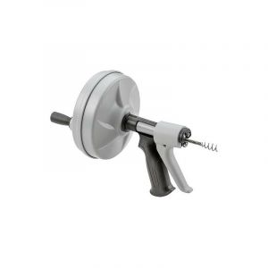 Ridgid 57038 Déboucheur manuel Kwik-Spin+ avec AUTOFEED, câble à âme interne (IC) C-1 avec tarière à bulbe pour supprimer les obstructions