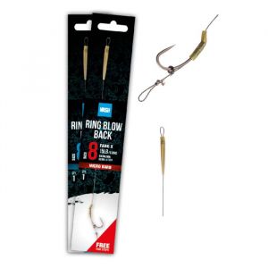 Image de Bas de ligne Nash Ring Blow Rig Barbless 25 lb (x6)