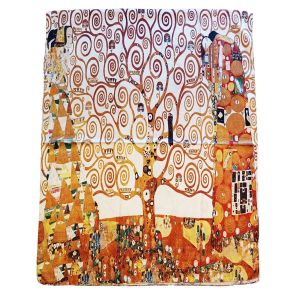 Les Tr&eacute;sors de Lily Tion ! Foulard En Soie 'gustav Klimt' Arbre De Vie - 180x70 Cm