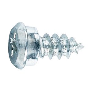 Index + 500 vis menuiserie PVC tête spéciale PH2 VEKAPLAST 4,8 x 10 mm zingué - P100VEK