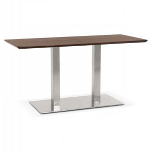 Image de Table de Repas Design "Samba" 150cm Noyer Prix