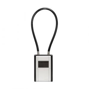 Abus KeyGarage 797 FLEX - Bo&icirc;te &agrave; cl&eacute;s avec code chiffr&eacute; et c&acirc;ble pour une fixation flexible - pour le rangement des cl&eacute;s et des petits objets de valeur - noir-argent&eacute;