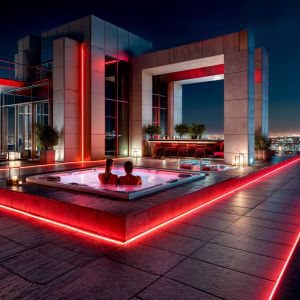 Efectoled - Ruban led N&eacute;on Dimmable 220V Rouge Semi-Circulaire 180 7.5W/m Coupe 100cm IP67 Sur mesure 3 m