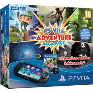Sony PS Vita 2000 + Voucher Adventure Games Mega Pack + Carte mémoire 8 Go