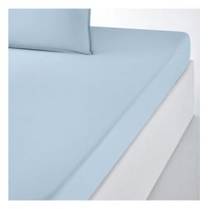 Drap Housse Uni En Coton Lavé, Scenario 140 X 200 Cm Neuf