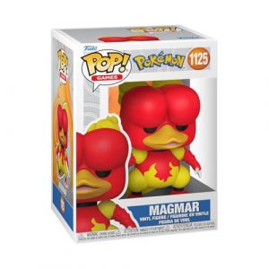 Funko Pop Games: Pokemon - Magmar - Figurine en Vinyle de Collection - Id&eacute;e Cadeau - Produit Officiel - Jouets pour Enfants et Adultes - Figurine mod&egrave;le pour collectionneurs et Exposition