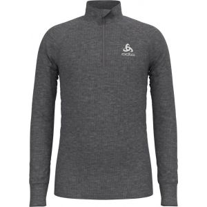 Image de Odlo Active Warm Plus Top Turtle Neck L/S Half-Zip Kids, gris 164 Hauts thermiques ski