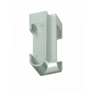 Image de Emuca Support d'angle plastique pour tube de penderie 30x15