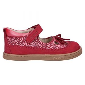 Kickers Chaussures pour Fille 784420-10 TAKYTA 132 Rose Fonce Leopard Taille 21 EU