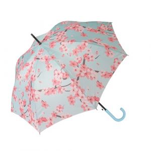 Fisura. - Grand Parapluie. Parapluie Adulte. Parapluie Automatique avec Bouton. Parapluie Originale. Diamètre de 106 cm. Plastique et Aluminium (Sakura, Bleu)