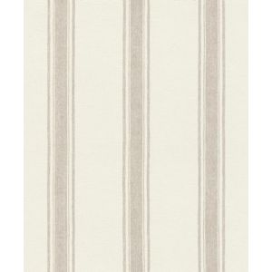 Rasch Lirico 555622 Papier peint intiss&eacute; &agrave; rayures blanches et beiges