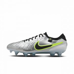 Nike Chaussure de foot basse à crampons pour terrain gras Tiempo Legend 10 Elite - Gris - Taille 37.5 - Male