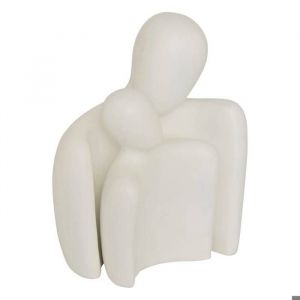 Statue couple Rima blanc