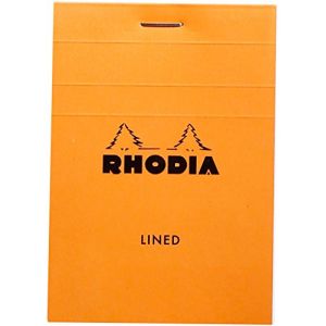 Rhodia 11600C - Bloc N°11 orange format 7,4 x 10,5 cm 160 pages - ligné