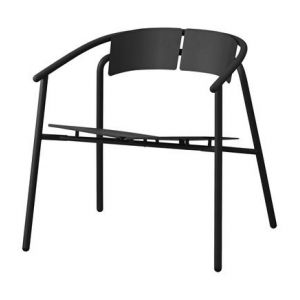 AYTM Fauteuil bas Novo / Métal noir en métal