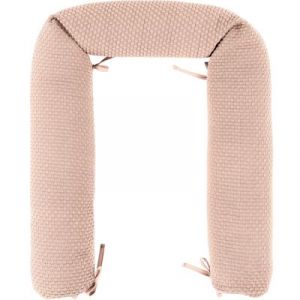 Nattou Tour de lit traversin en tricot rose Susie & Bonnie (180 cm)