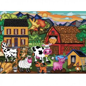 Puzzle 1000 pièces : La ferme joyeuse