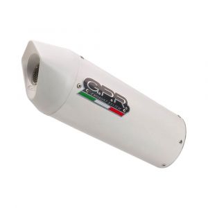 Gpr Exhaust Systems Silencieux Homologué Albus Evo 4 Suzuki V-strom Dl 650 21-22 One Size White glossy