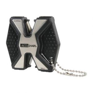 Accusharp Sharp-N-Easy Diamond Pro Aiguiseur de couteaux, Argenté
