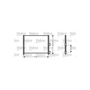 Valeo 818020 - Condenseur de climatisation