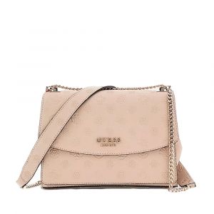 Guess Handtasche Phoebe Conv XBody Flap Logo Umhängetaschen 1 ct Nude Damen (134.99 € / 1 ct)
