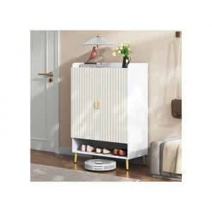 Table basse moderne avec double relevage et rangement cach&eacute;, table basse en bois, blanche