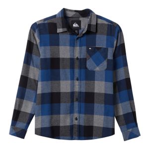 Quiksilver Motherfly Classic - Chemise en flanelle pour Garçon 8-16 Bleu - Taille 14