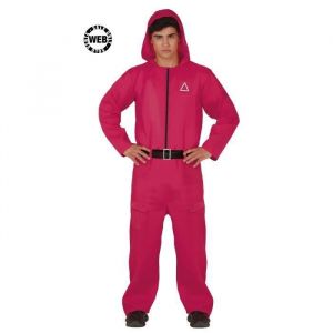 Fiestas Guirca Déguisement Gamer Capuche Rouge Adulte Homme Costume Taille M 48-50